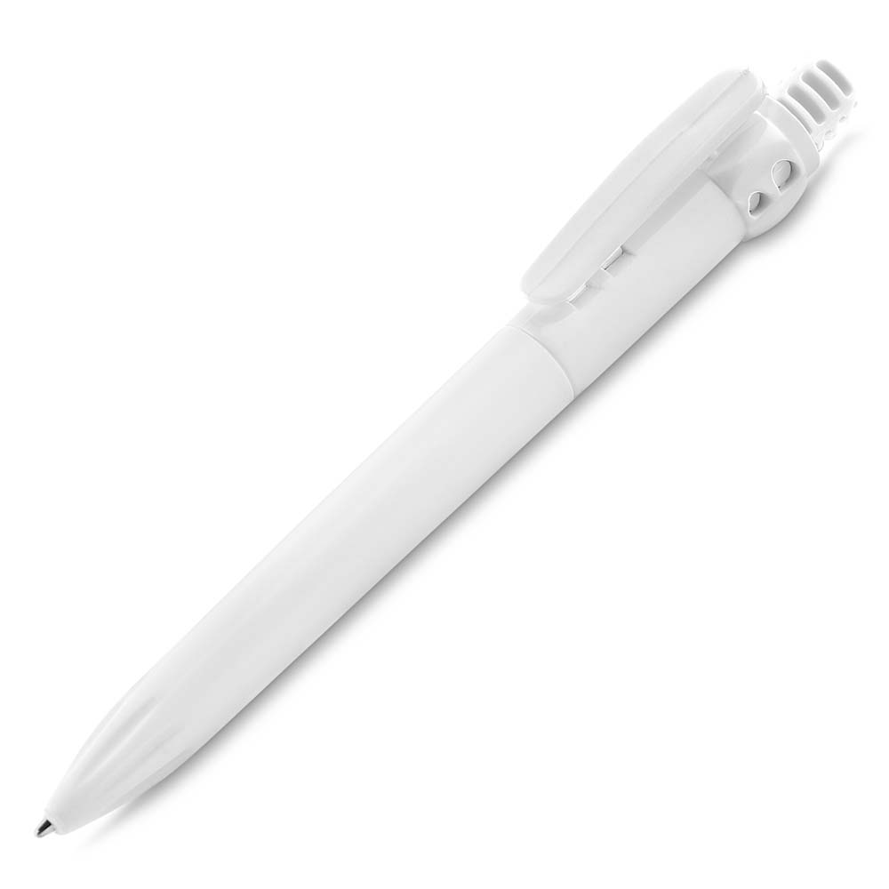 Caneta Plástica - Branco personalizado
