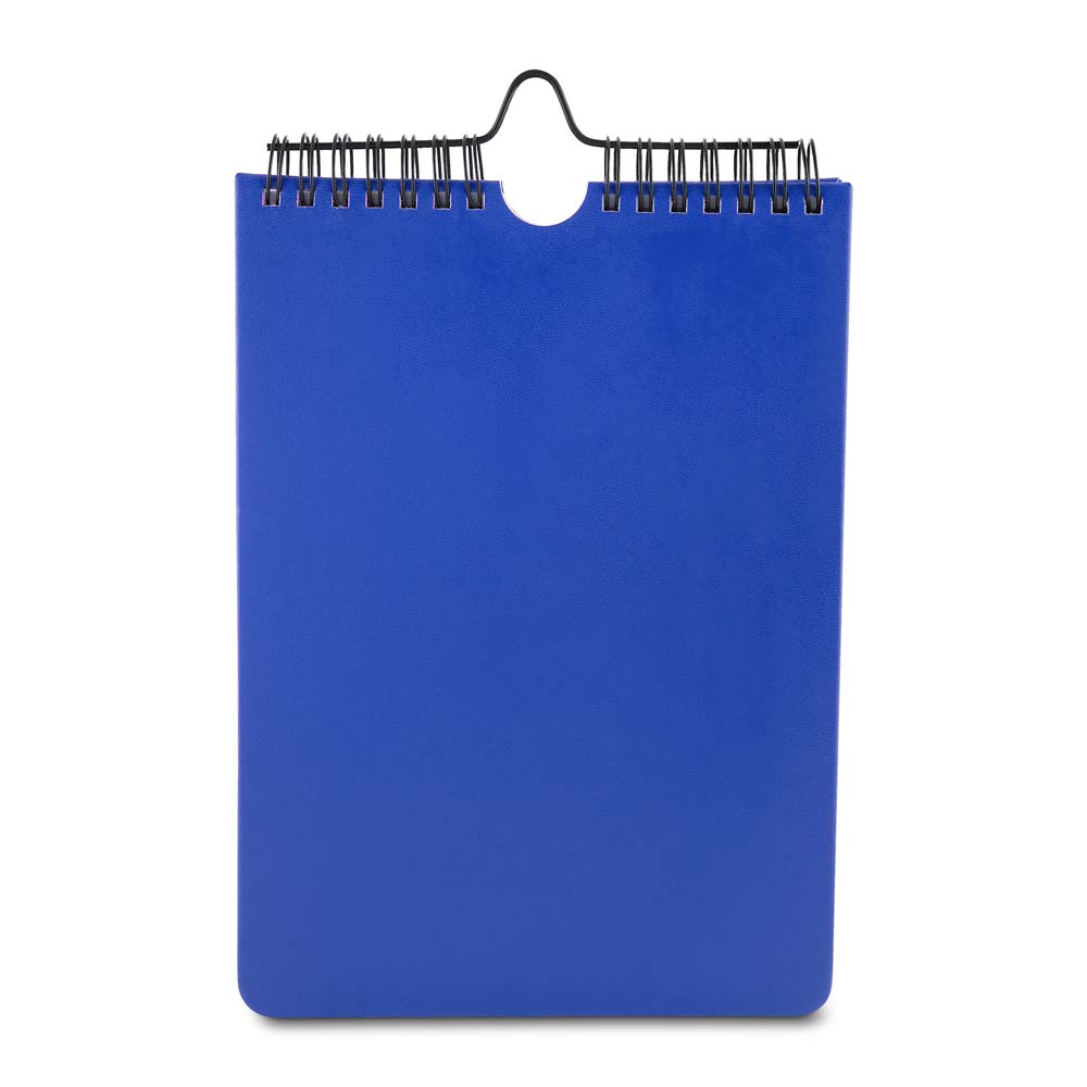 Caderno A5 Planner com capa em PU - Azul personalizado