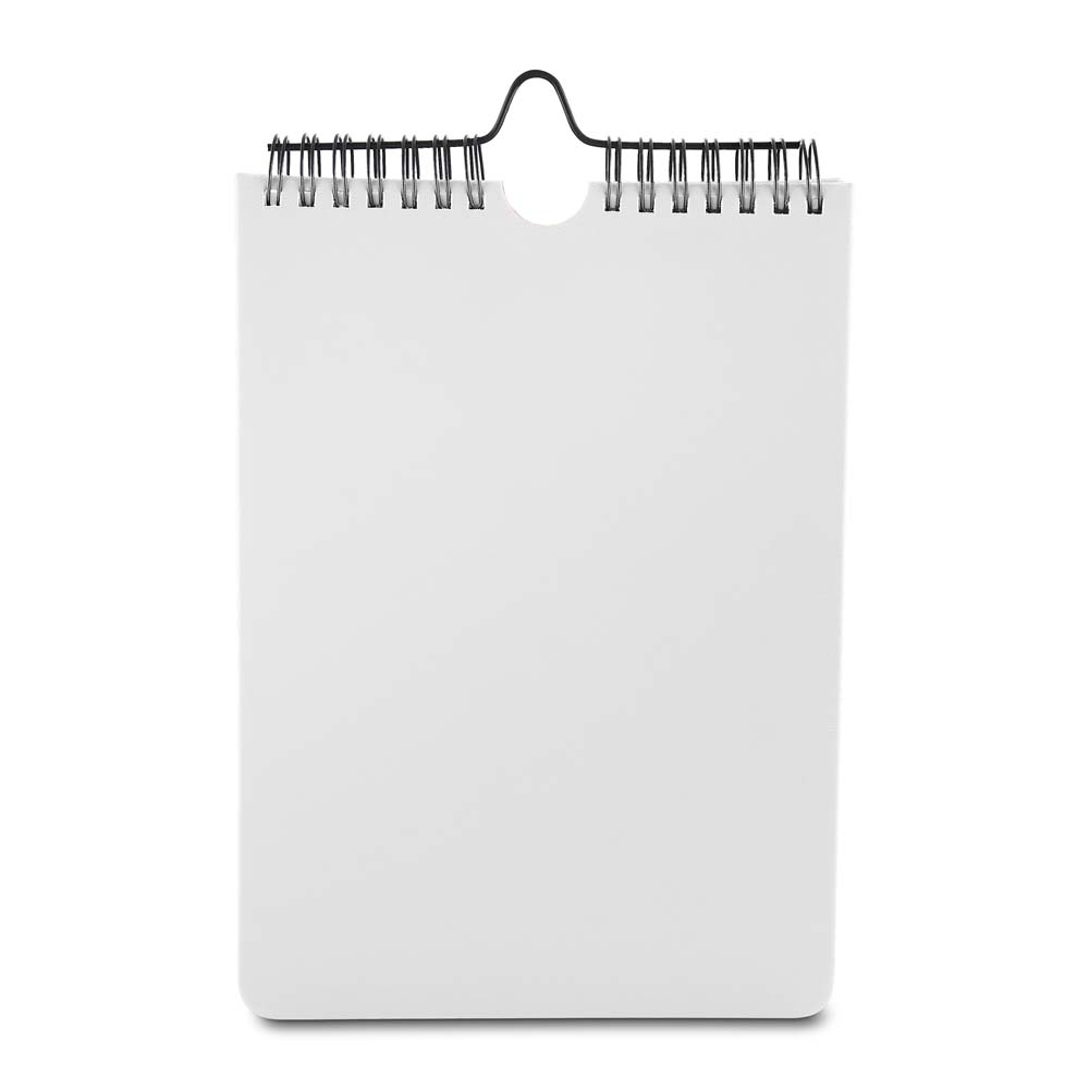Caderno A5 Planner com capa em PU - Branco personalizado