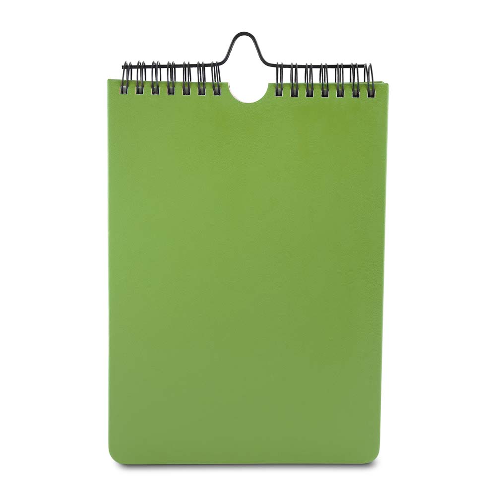 Caderno A5 Planner com capa em PU - Verde personalizado