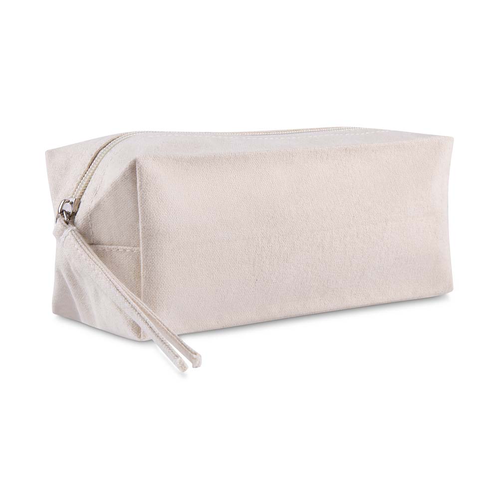 Necessaire em algodão reciclado 340g/m² personalizado