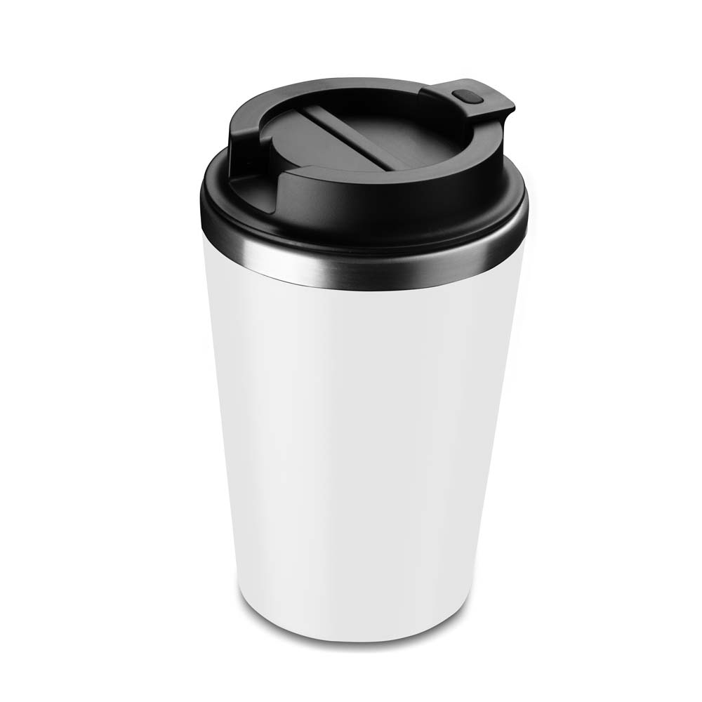 Copo de parede dupla - Branco, 350ml personalizado