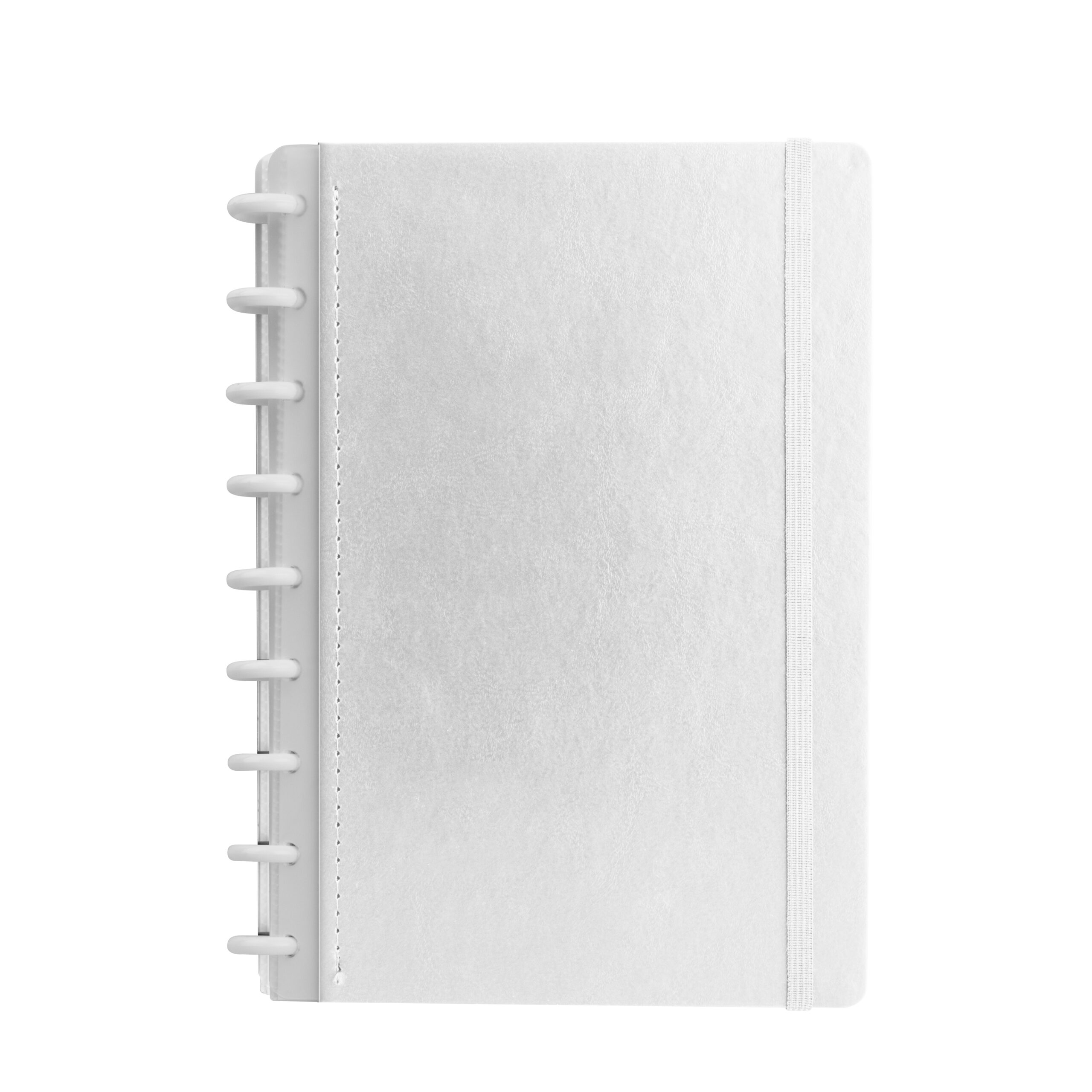 Caderno B5 Planner capa dura - Branco personalizado