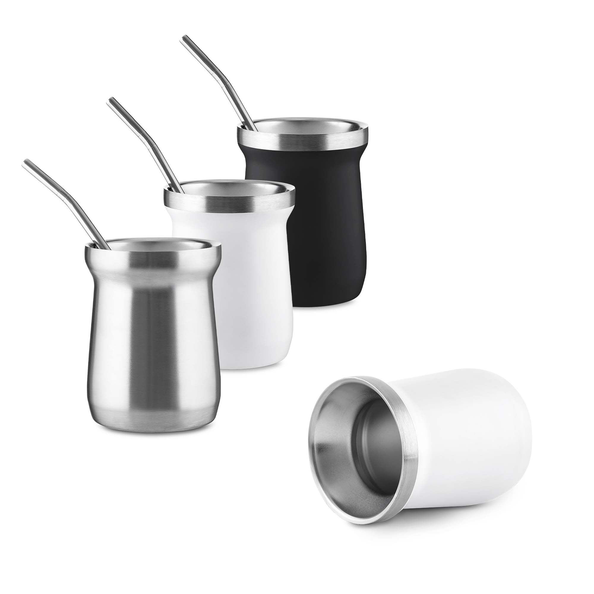 Copo/Cuia Térmico - Prata, 250ml personalizado