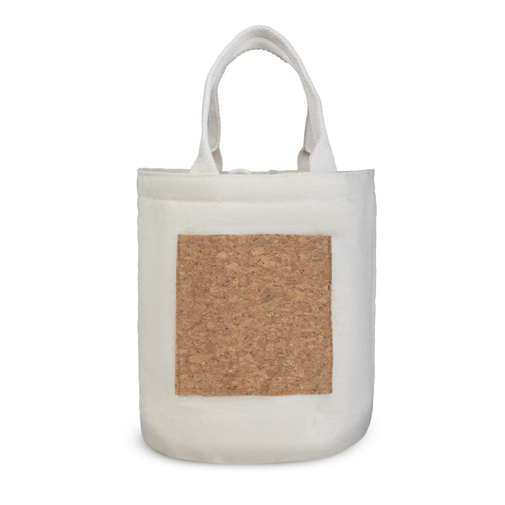 Bolsa Térmica em algodão e cortiça personalizado