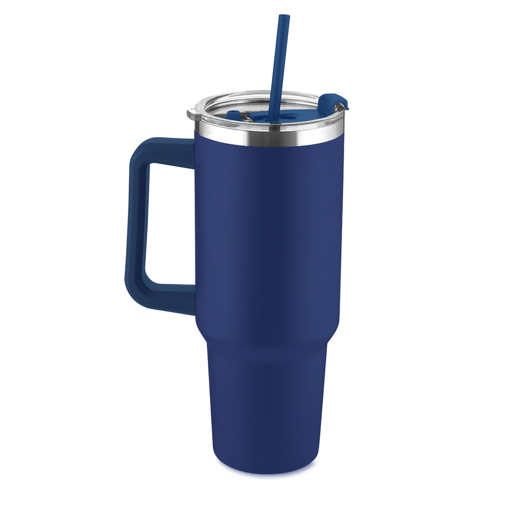Caneca Térmica em Aço Inox - Azul, 1300ML personalizado