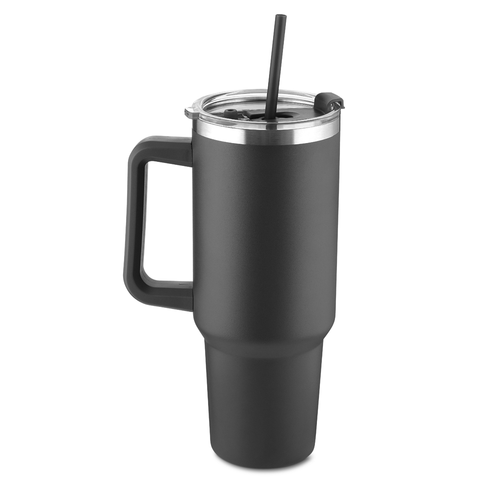 Caneca Térmica em Aço Inox - Preto, 1300ML personalizado