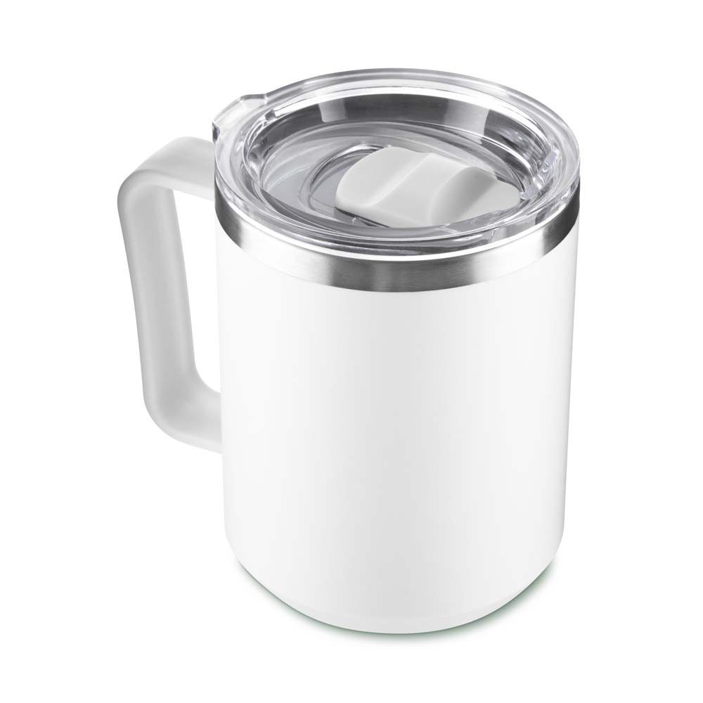 Caneca em plástico PP - Branco, 450ml personalizado