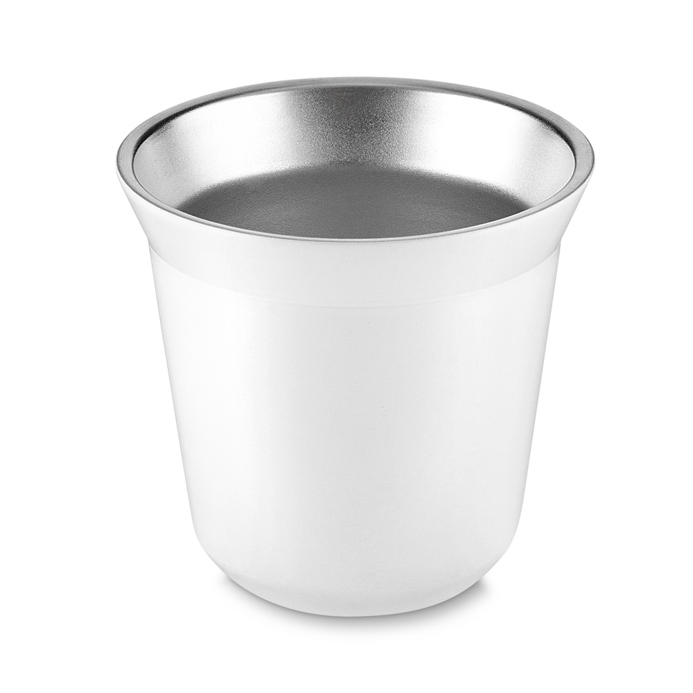 Copo térmico para espresso - Branco, 90ml personalizado