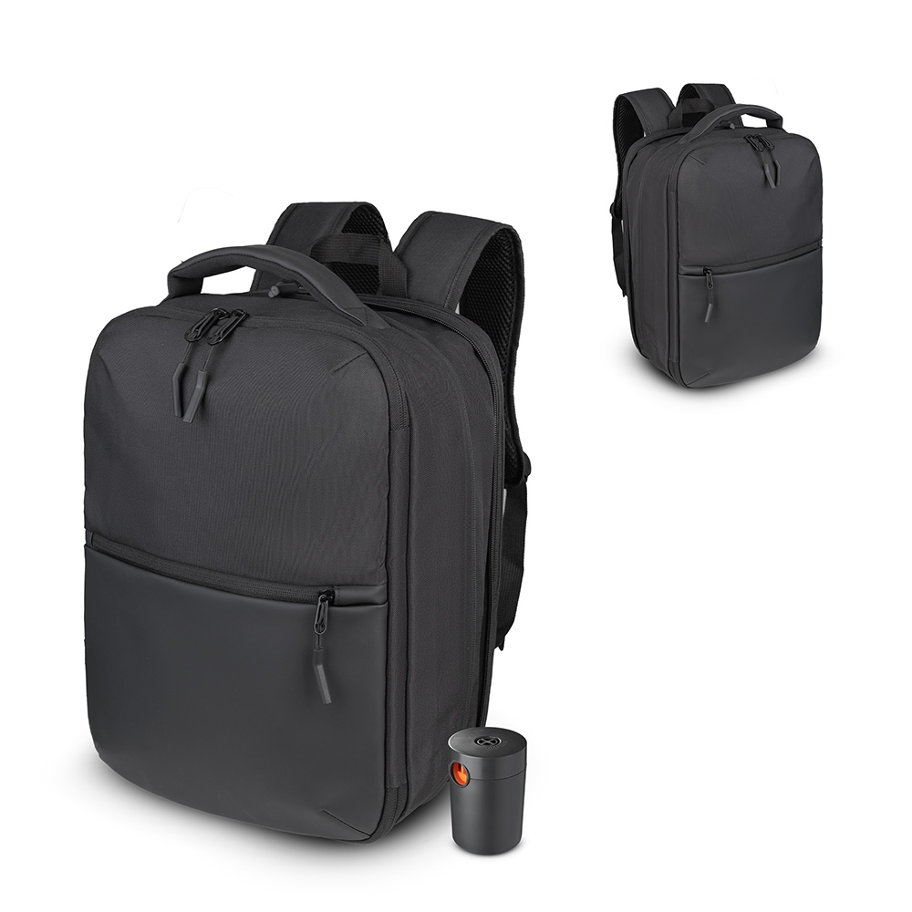 Mochila c/ Compartimento a Vácuo e Expansor personalizado