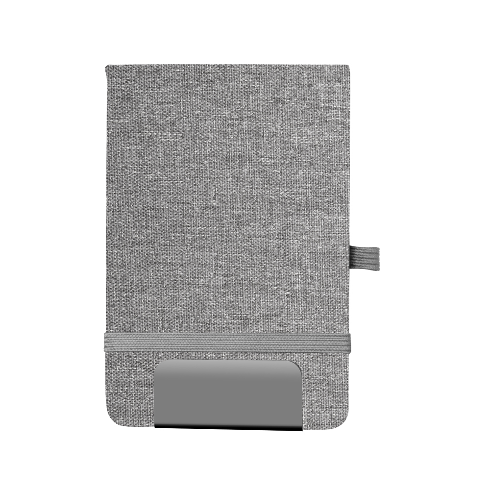 Mini Caderno - Cinza personalizado