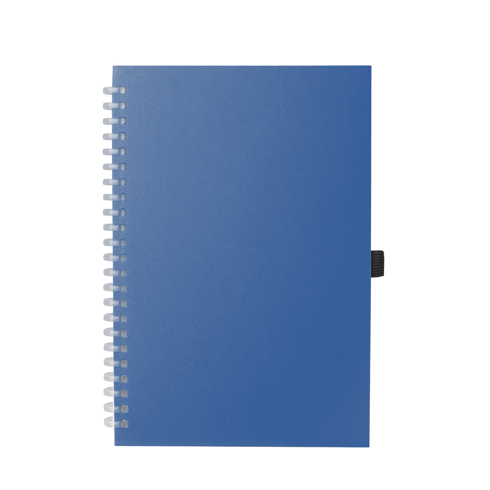 Caderno A5 Capa Dura (21x14,5) - Azul personalizado