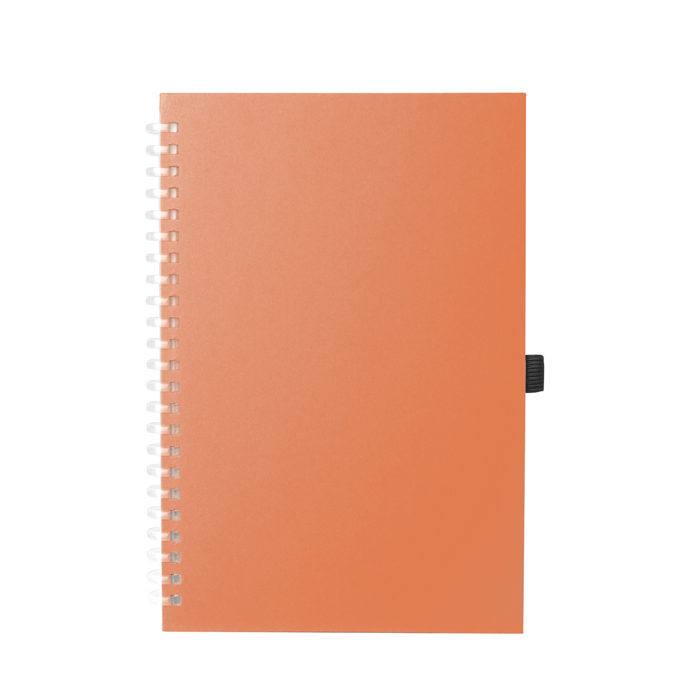 Caderno A5 Capa Dura (21x14,5) - Laranja personalizado