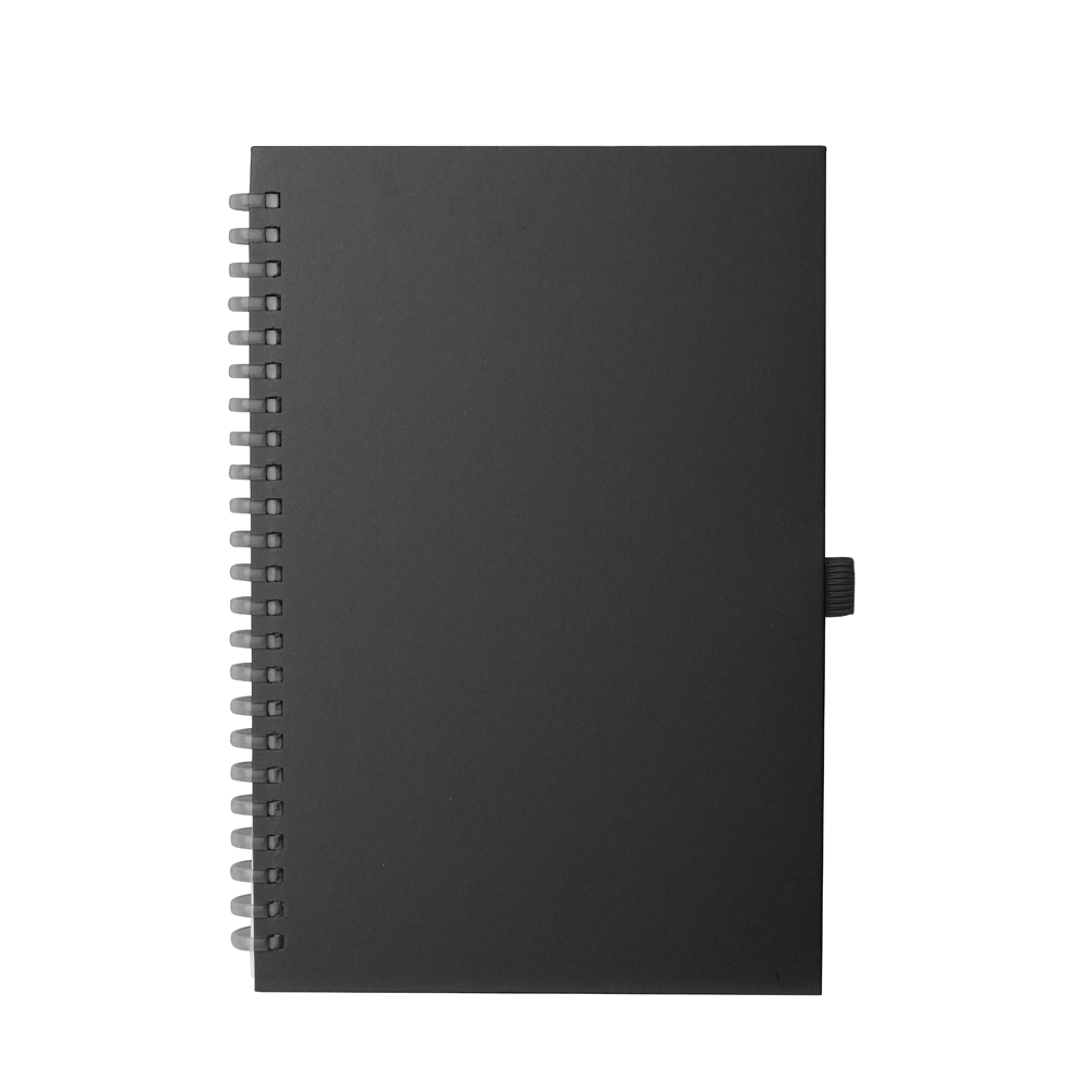 Caderno A5 Capa Dura (21x14,5) - Preto personalizado