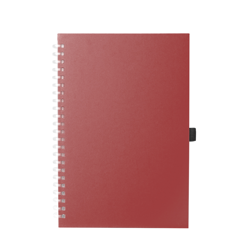 Caderno A5 Capa Dura (21x14,5) - Vermelho personalizado