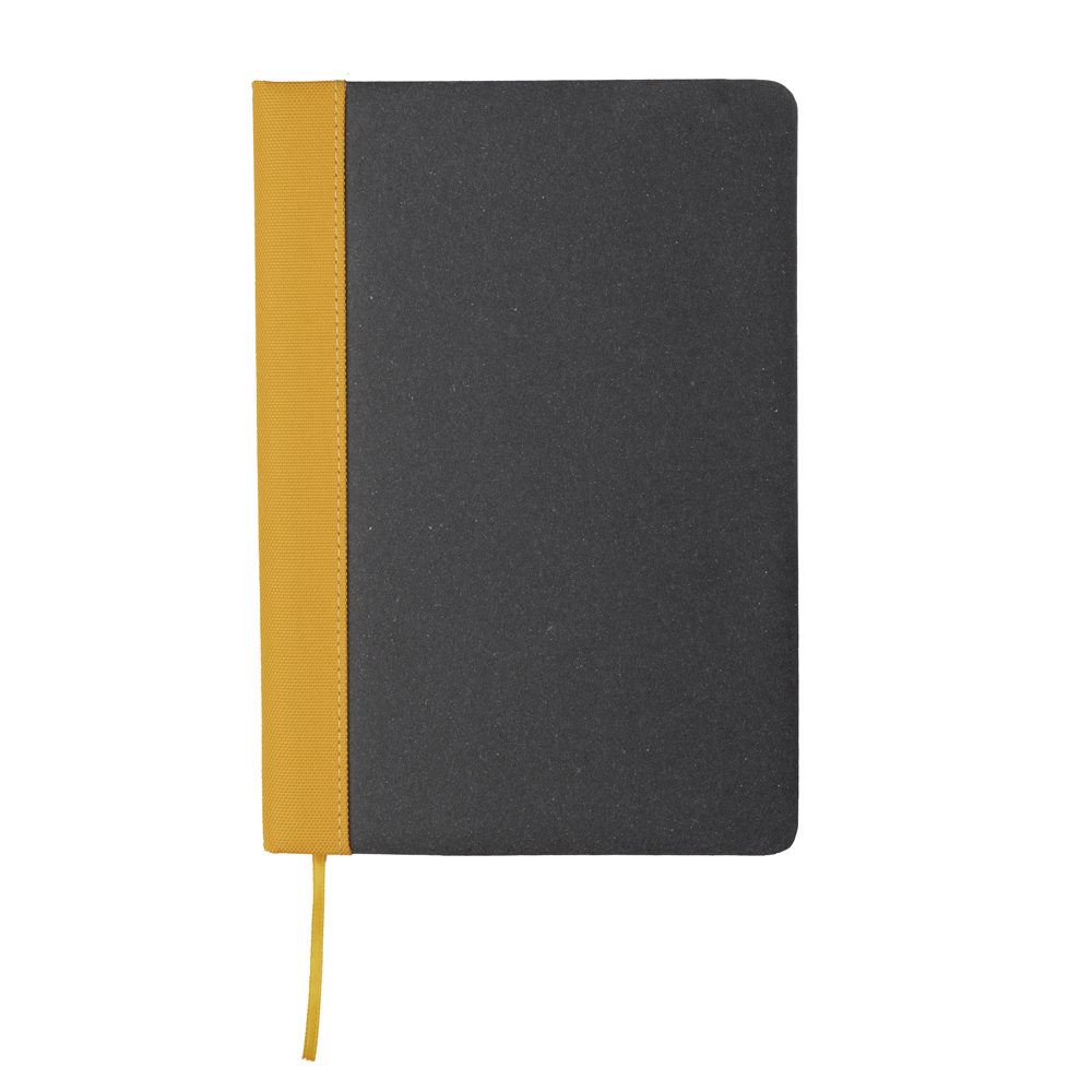 Caderno A5 em PU reciclado - Bege personalizado