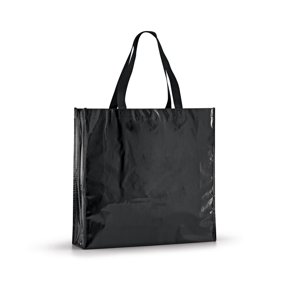 MEMPHIS. Sacola em non-woven laminado (120 g/m²) com laminação brilhante personalizado