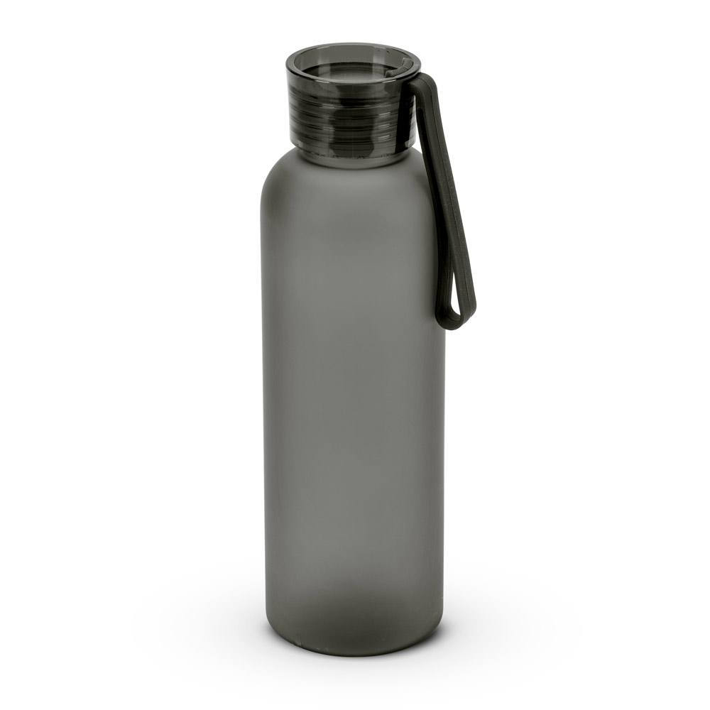 CARGNIN. Squeeze esportiva em PET 100% reciclado, com acabamento fosco (600 mL) personalizado