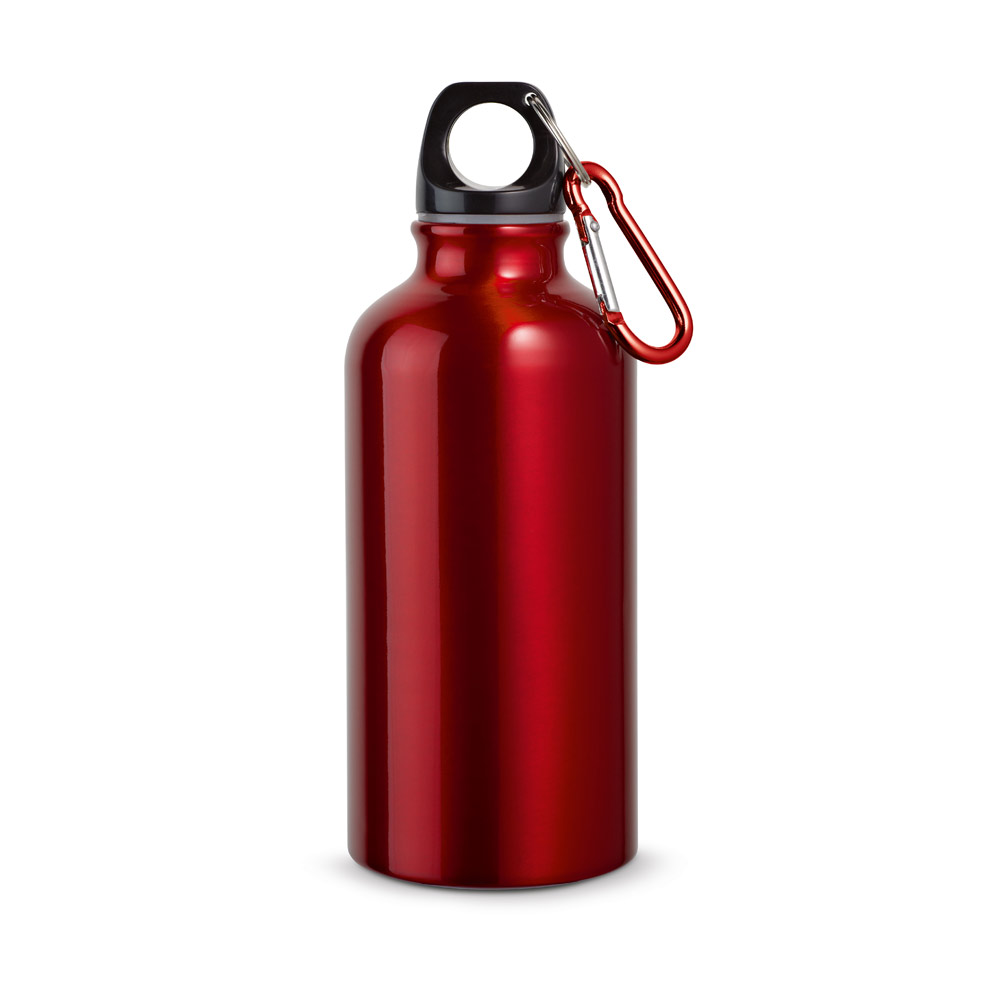 LANDSCAPE METTALIC. Garrafa esportiva em alumínio com acabamento metálico (400 mL) personalizado