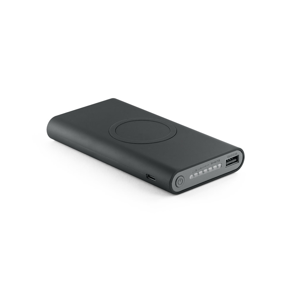 ALDRIN X. Bateria portátil por indução super-rápido em ABS (10 000 mAh) personalizado