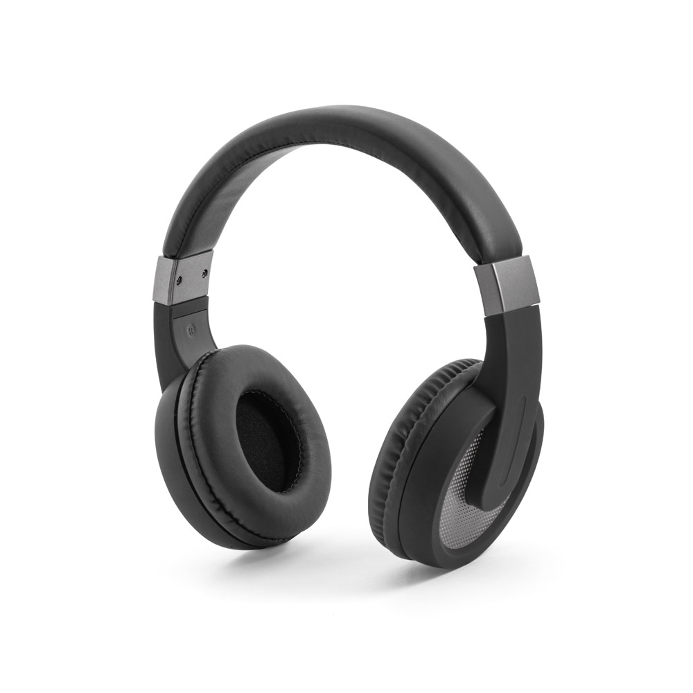 HOPPER. Fones de ouvido wireless com autonomia de 12h (300 mAh) e microfone, em ABS E PU personalizado