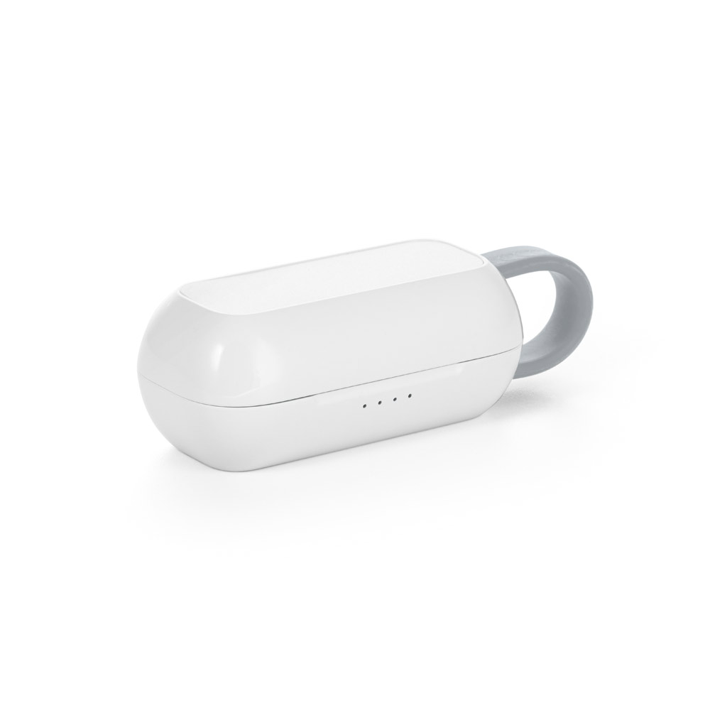 RUBIN WH. Fones de ouvido wireless com autonomia de 3h, em ABS personalizado
