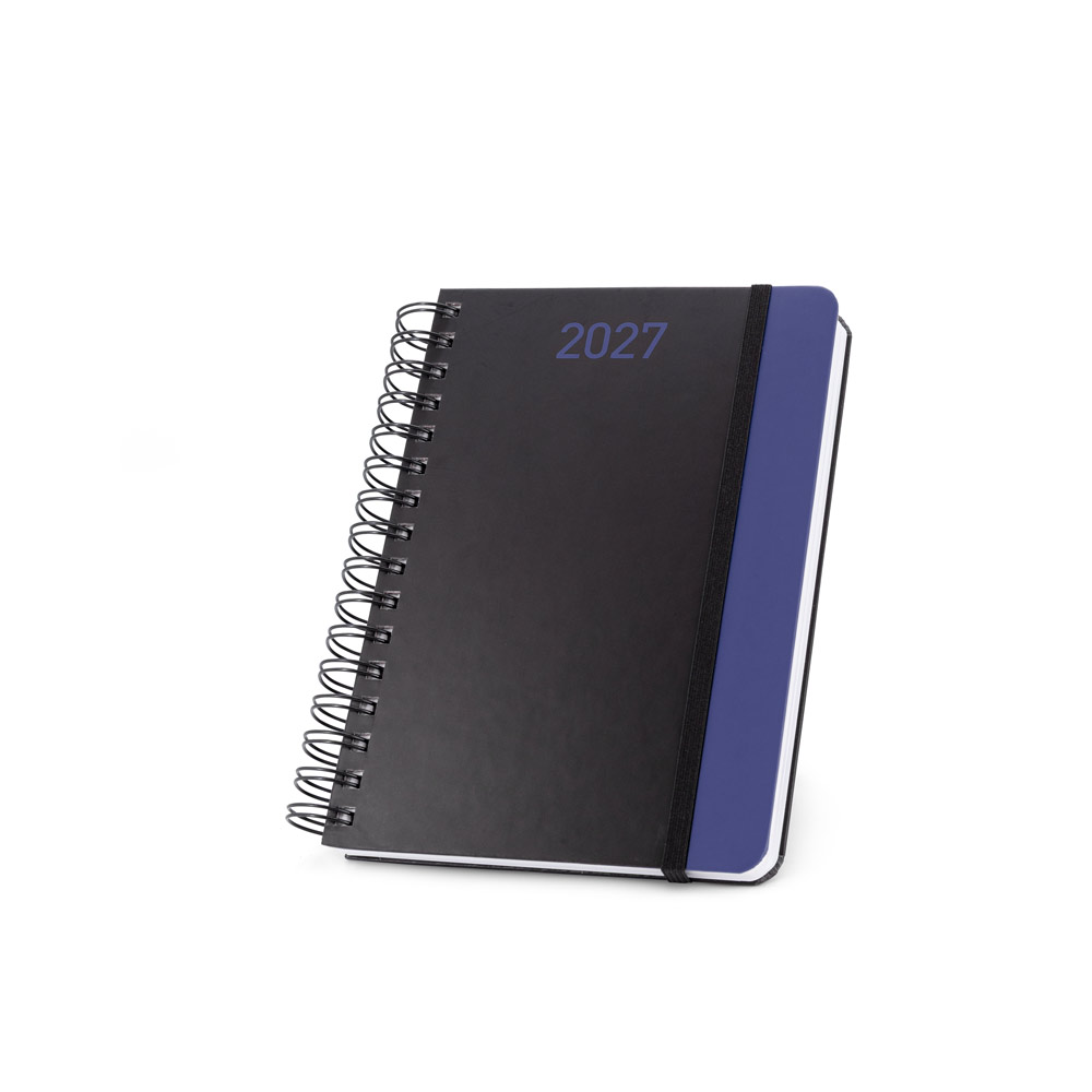 BRECHT A5. Agenda A5 em papel 100% reciclado e acabamento mate personalizado