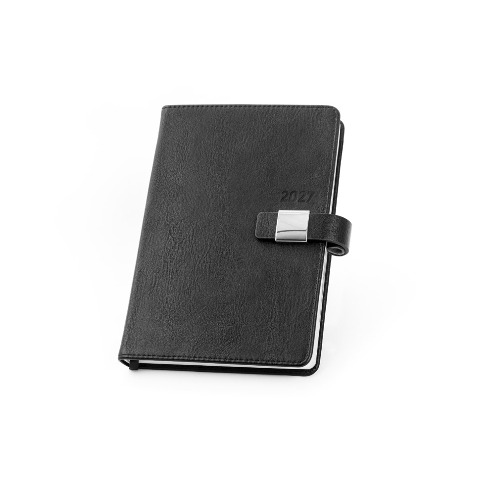 MUSSET A5. Agenda A5 em PU (58% reciclado) personalizado
