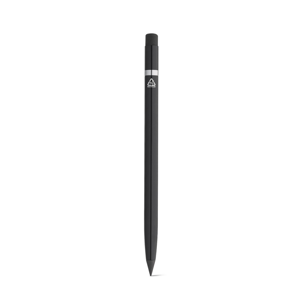 LIMITLESS. Caneta sem tinta em alumínio 100% reciclado com tampa protetora personalizado