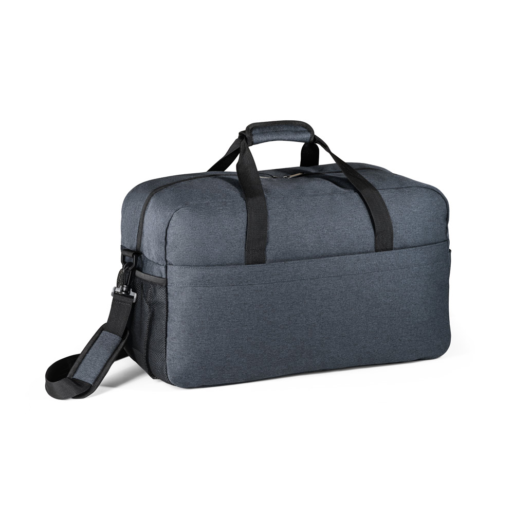 REPURPOSE SPORTS. Bolsa esportiva em poliéster reciclado 600D de alta densidade com fundo em placa semi-rígida (31 L) personalizado