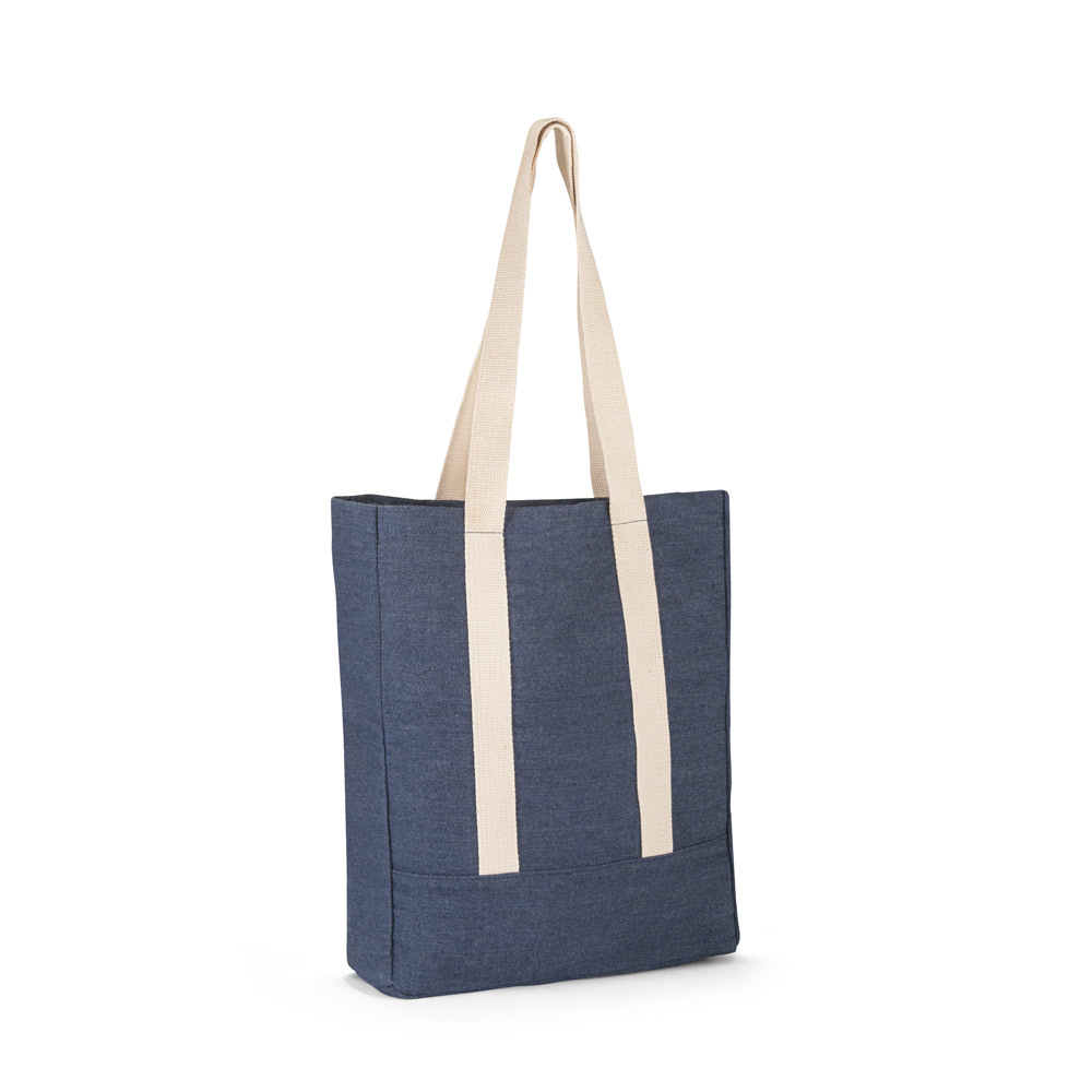 DENIM CASUAL. Sacola casual em denim reciclado (300 g/m²) personalizado