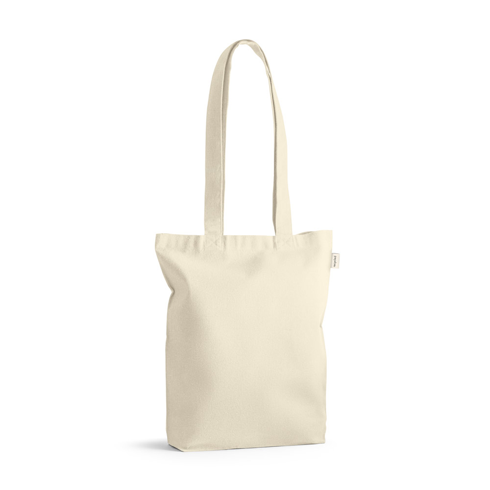 VALÊNCIA. Sacola em 100% algodão reciclado (140 g/m²) personalizado
