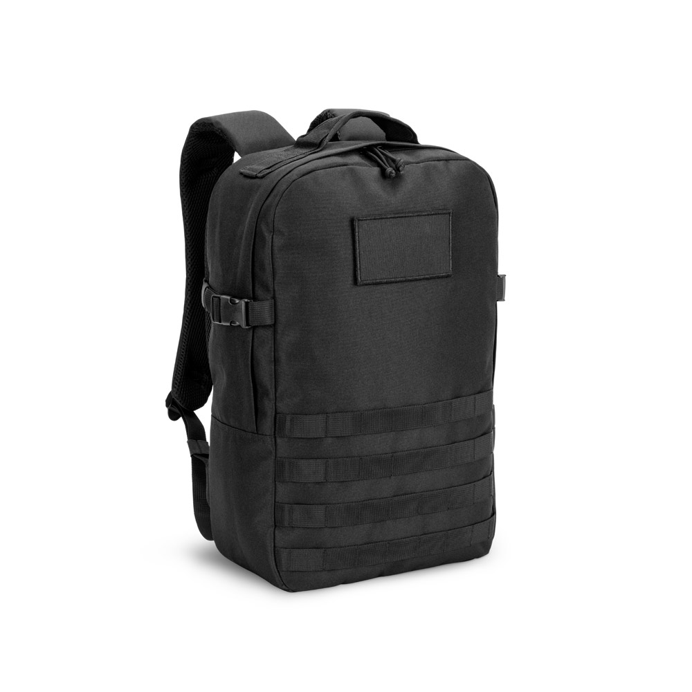 EDINBURGH BPACK. Mochila estilo militar em poliéster reciclado 600D de alta densidade, com bolso para notebook (17'3") 21 L personalizado