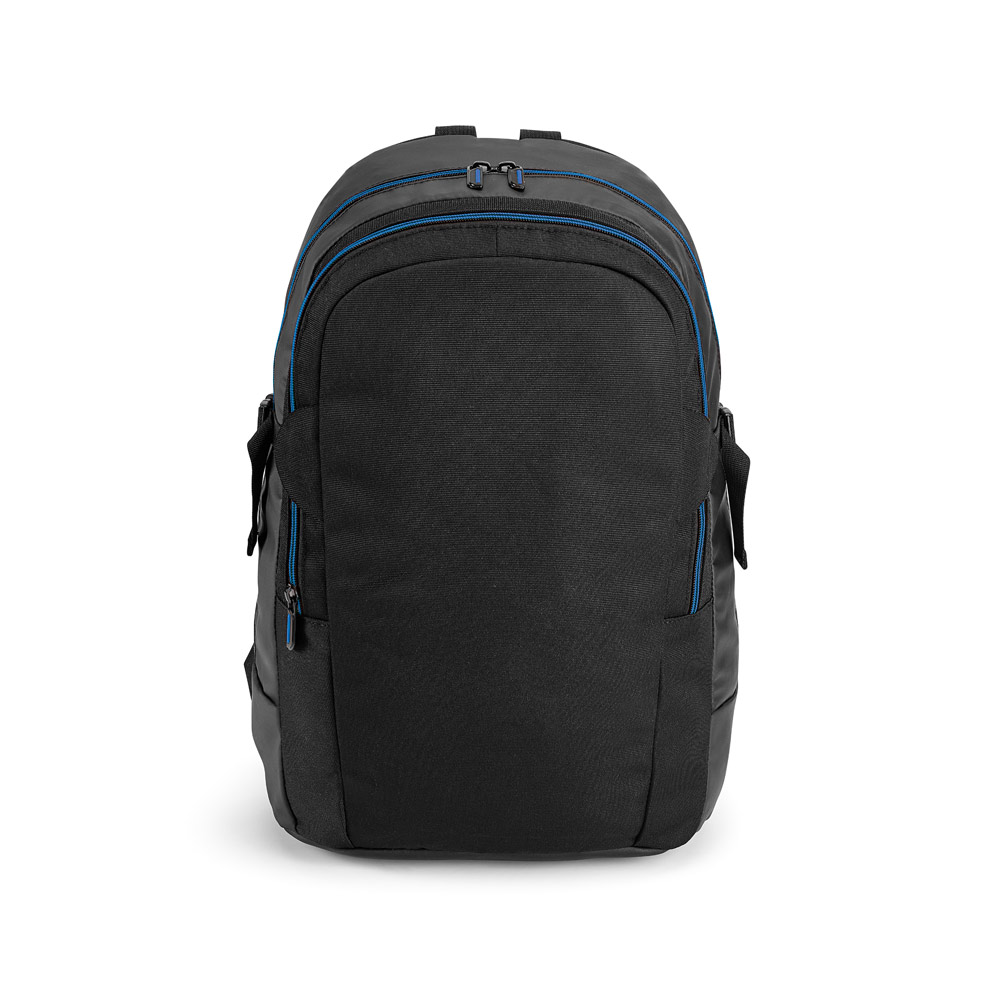 ZAGAZIG. Mochila para notebook (17'') com 2 compartimentos, em 900D e c. sintético (18 L) personalizado