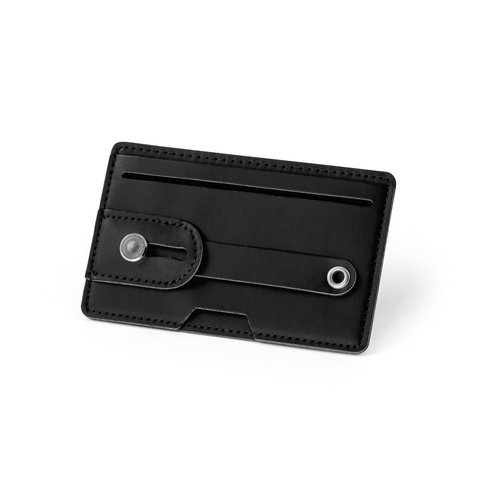 FRANCK. Porta cartões para celular com bloqueio de RFID, em PU personalizado