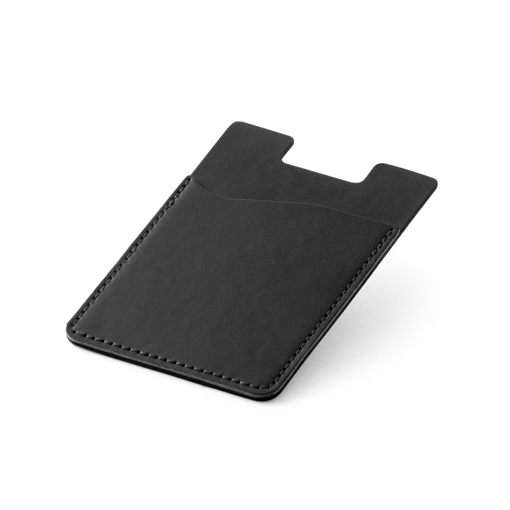 BLOCK. Porta cartões para celular com bloqueio de RFID em PU personalizado