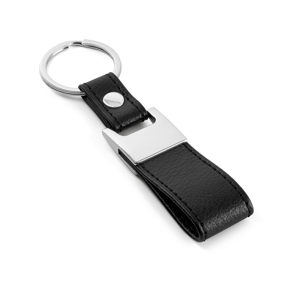 BLACKWALL. Chaveiro em metal e c. sintético personalizado