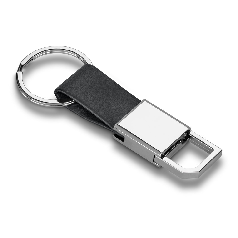BOURCHIER. Chaveiro em c.sintético e metal personalizado