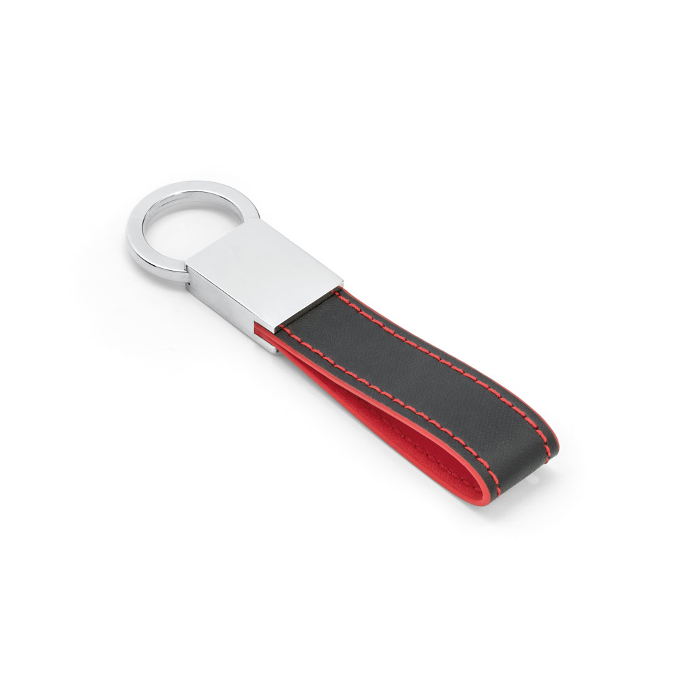 LESKOV. Chaveiro em c.sintético e metal personalizado