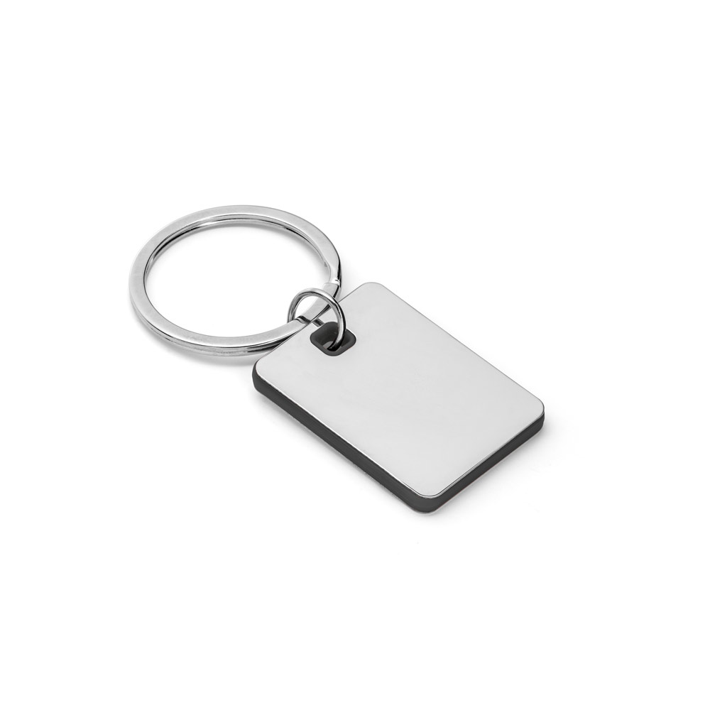 BECKET. Chaveiro em metal e ABS personalizado