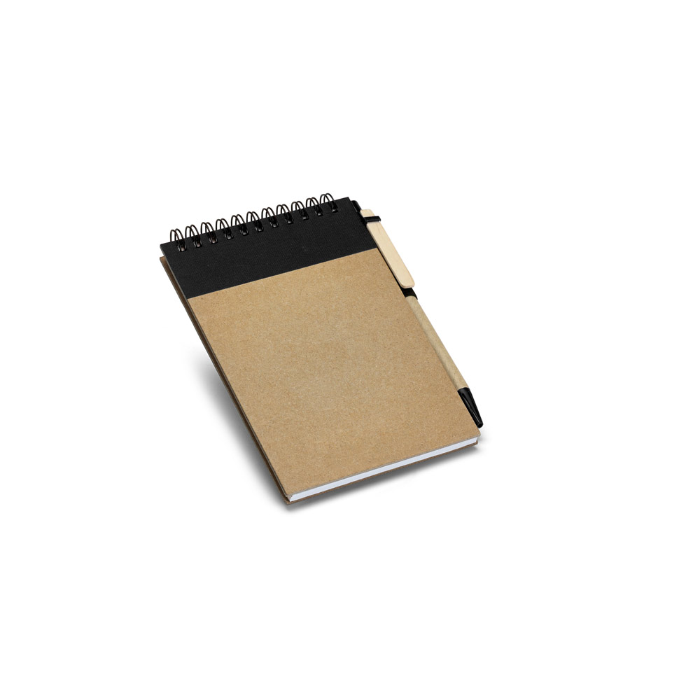 RINGORD. Caderno de bolso espiral de capa dura, com páginas lisas recicladas personalizado