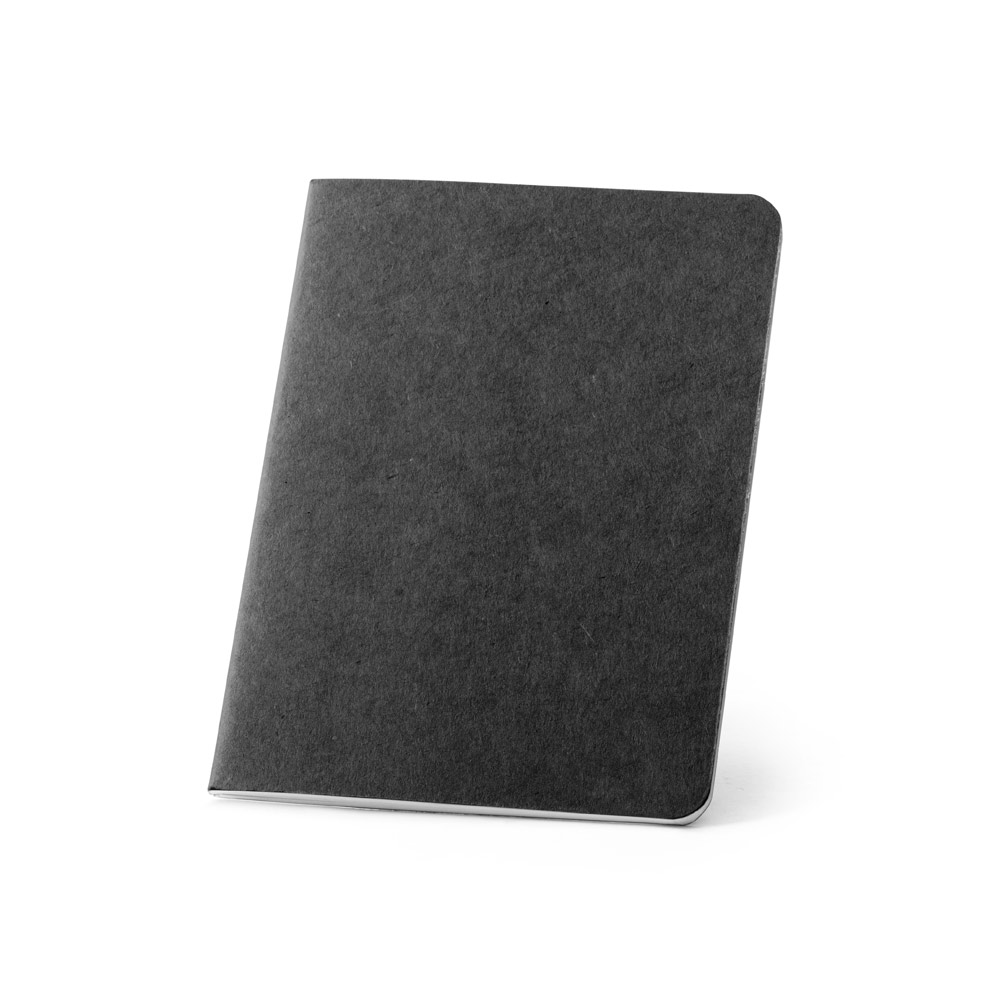 BULFINCH. Caderno B7 de capa flexível em cartão kraft 100% reciclado, com páginas lisas recicladas personalizado