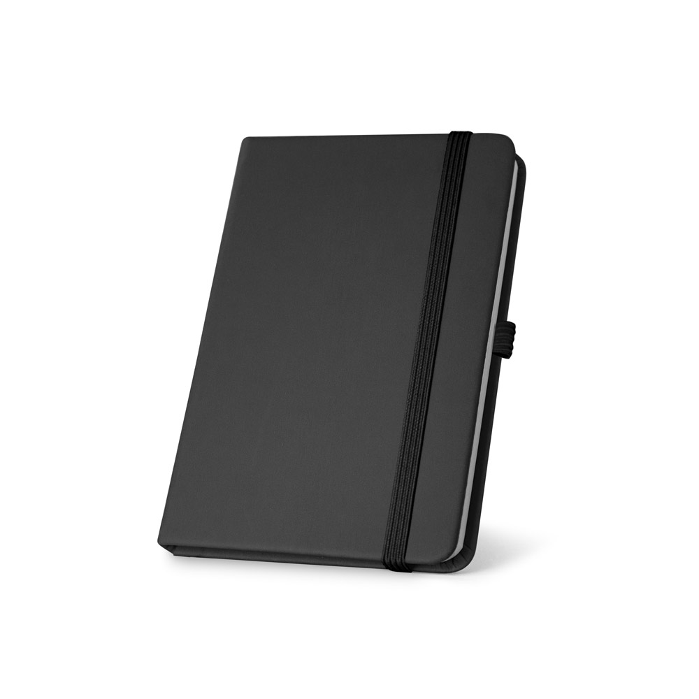 ATWOOD A5. Caderno A5 de capa dura em c.sintético, com páginas lisas personalizado