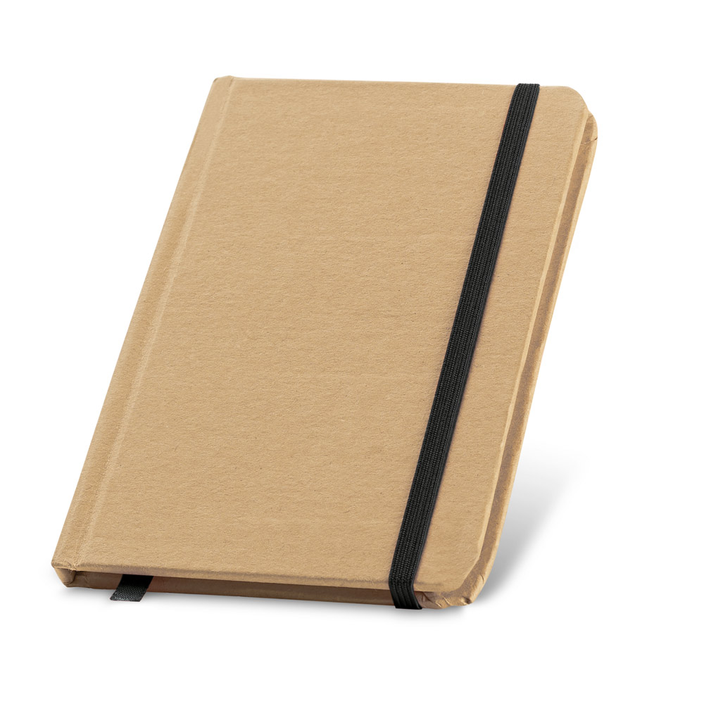 FLAUBERT. Caderno de bolso de capa dura em cartão 100% reciclado, com páginas lisas recicladas personalizado