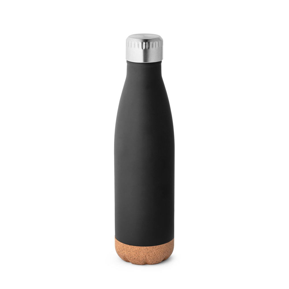 SOLBERG. Garrafa térmica em aço inox de parede dupla isolada a vácuo (560 mL) personalizado