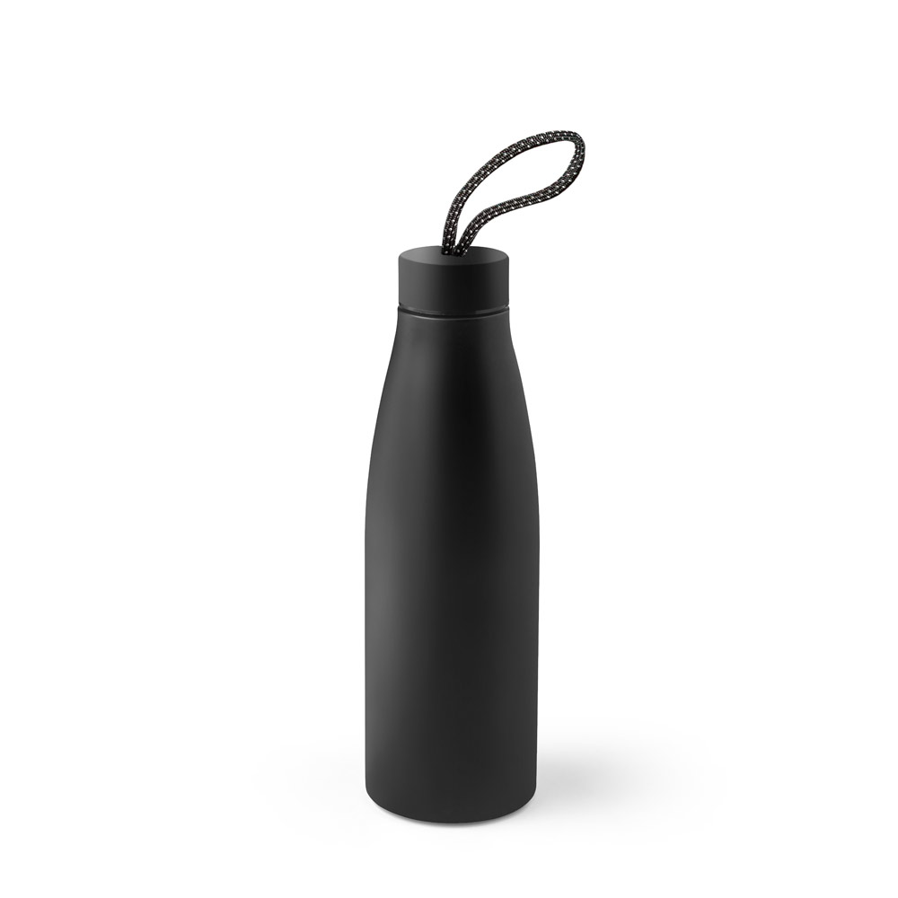 MORGAN. Squeeze em aço inox 90% reciclado de parede simples (710 mL) personalizado