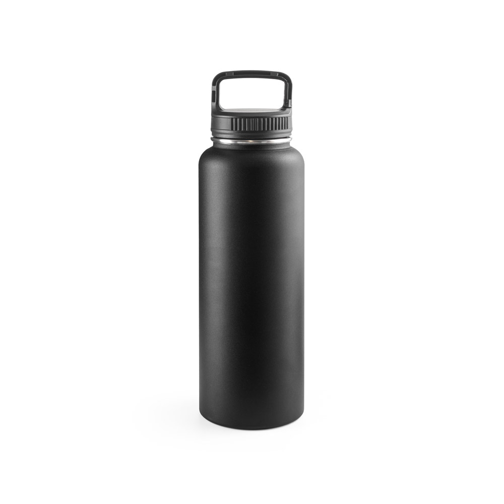 SINNER. Garrafa esportiva térmica em aço inox 90% reciclado com revestimento em pó (1200 mL) personalizado