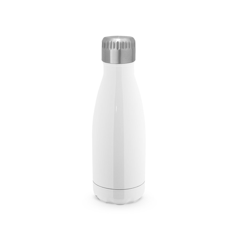 AMORTI S. Garrafa térmica para sublimação em aço inox de parede dupla isolada a vácuo (380 mL) personalizado