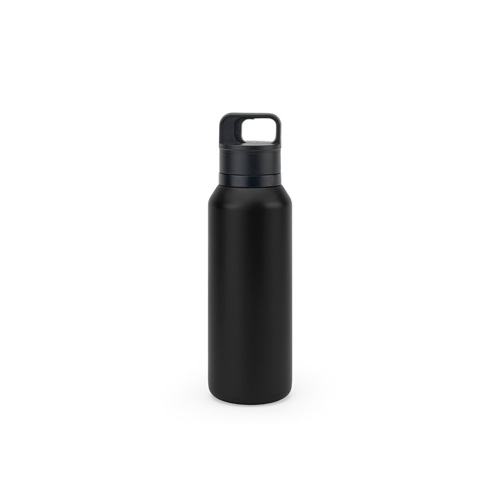 NICKLAUS. Garrafa térmica em aço inox 91% reciclado com parede dupla isolada a vácuo (590 mL) personalizado