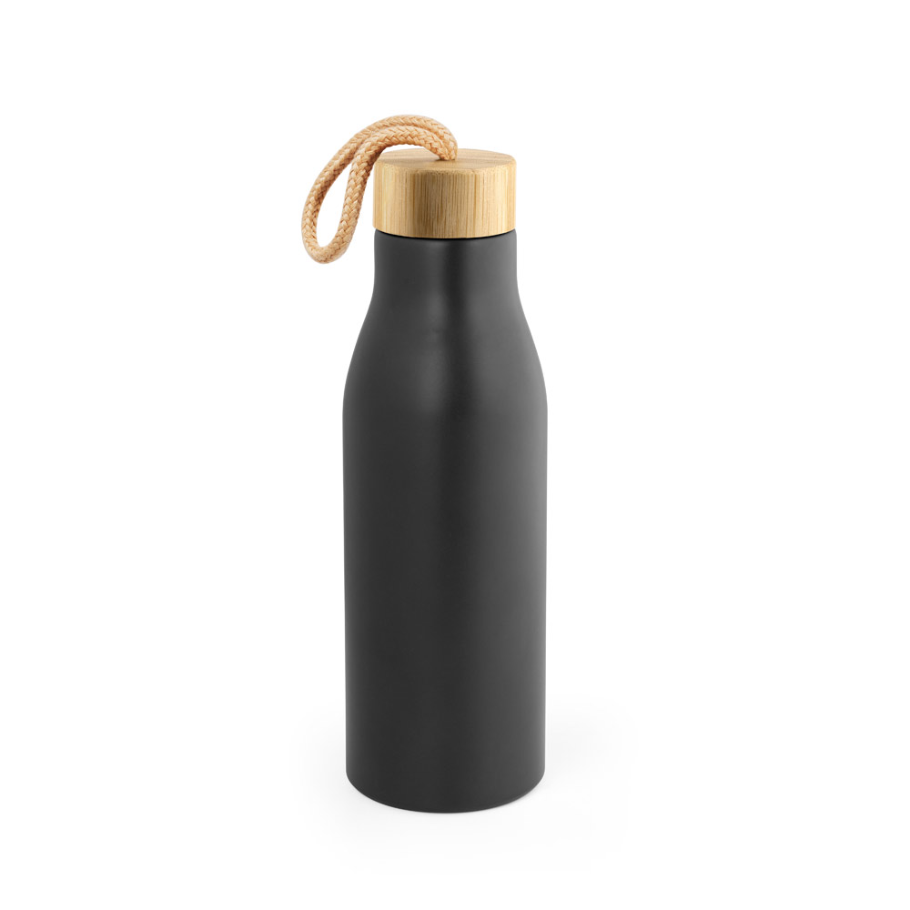 TOOMEY. Squeeze em aço inox 90% reciclado, de parede simples com acabamento em mate (570 mL) personalizado